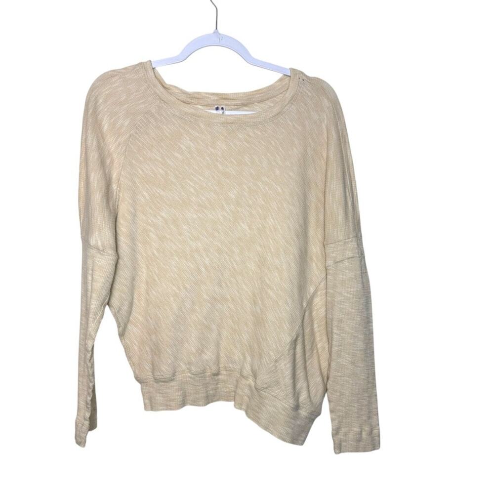 Anthropologie Damiana Pullover Knit Sweater Women S Tan Boho Lightweight